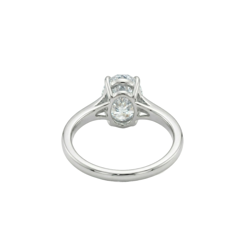 2ct Oval Cut Solitaire Engagement Ring